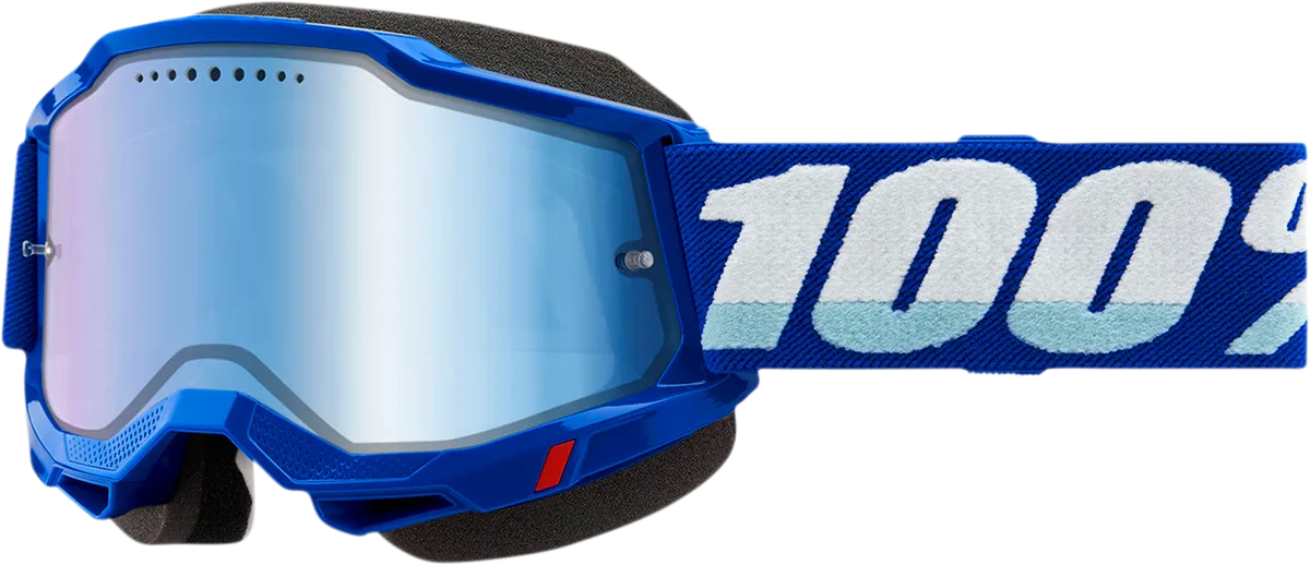 100% Accuri 2 Snow Goggles - Blue - Blue Mirror 50022-00002