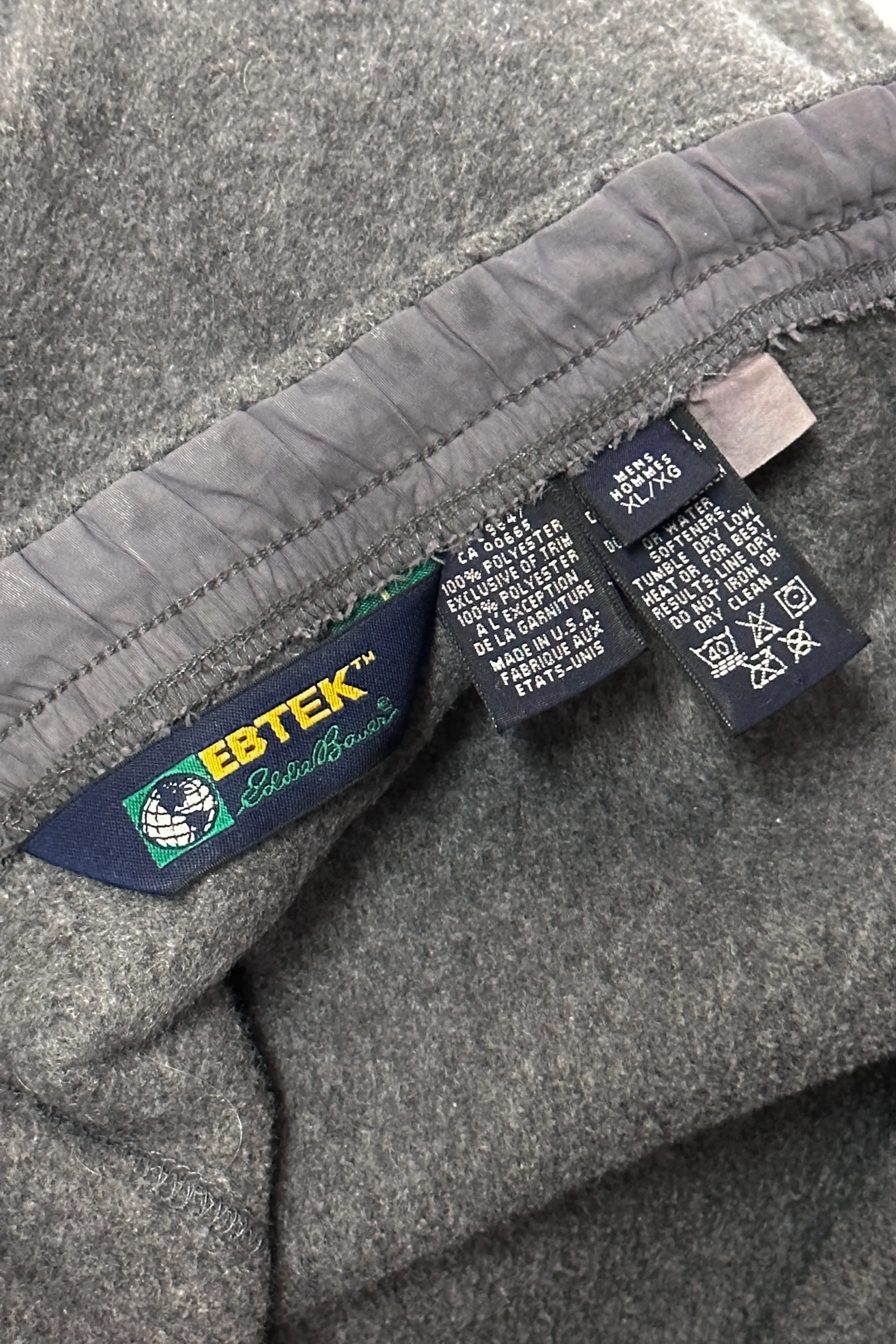 1990’S EBTEK EDDIE BAUER POLARTEC FLEECE SHERPA HIKING PANTS X-LARGE
