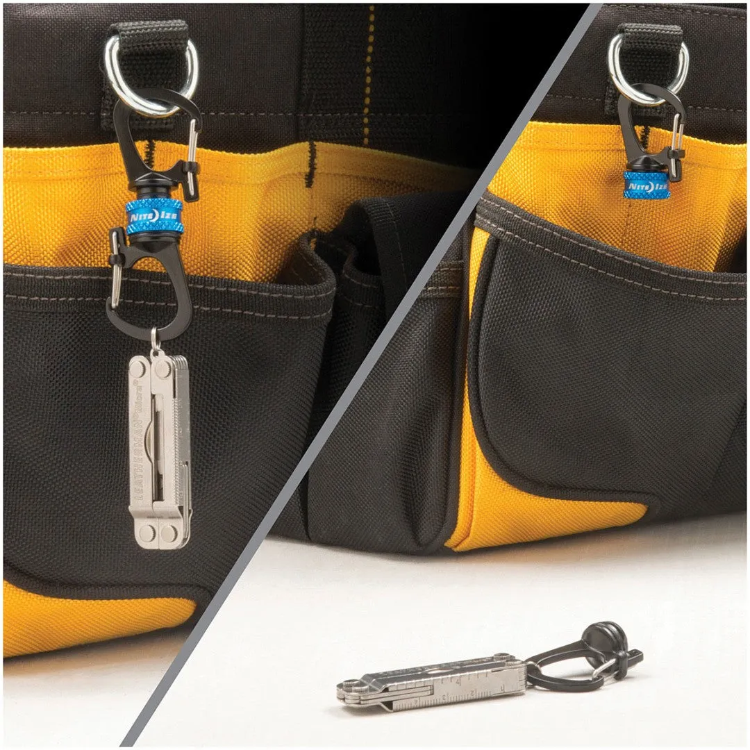 360° MAGNETIC LOCK DUAL CARABINER