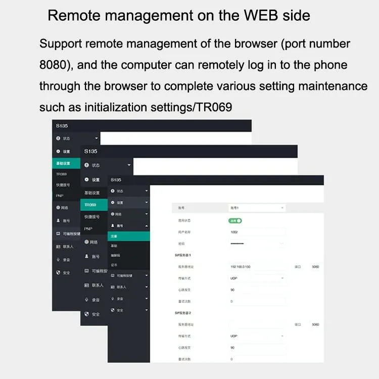 6 Way Dual Mode Smart Phone For Pstn And Sip Recording