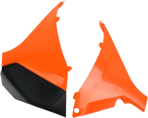 ACERBIS Airbox Cover - Orange/Black 2205450237
