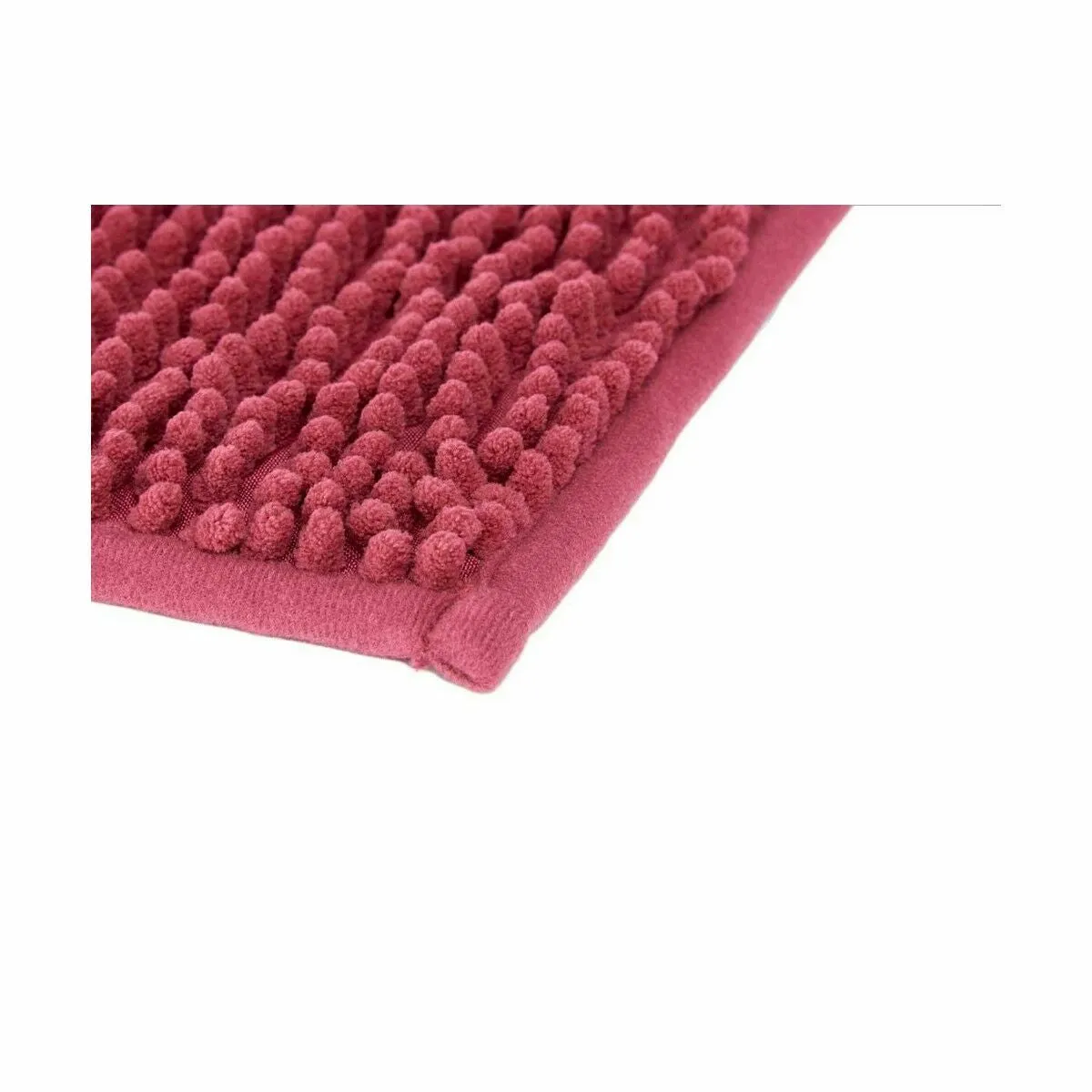 Bath Rug Burgundy 60 x 40 x 2 Cm 12 Units