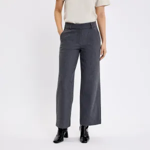 Dena Ankle Pants 285 - Fiveunits - Dark grey mellange