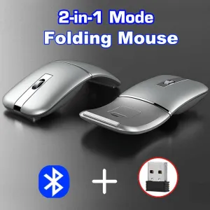 Dual-mode Foldable Mouse Wireless   Bluetooth