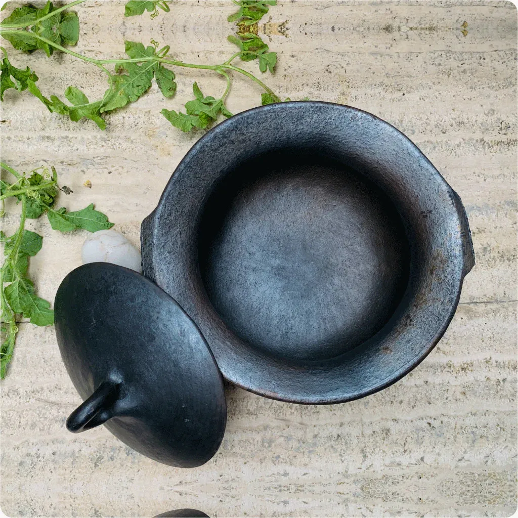 Earthenware - Cooking Pot with Lid Longi Pottery (Small)