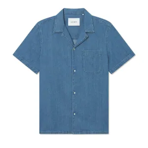 Klark Denim SS Shirt (Medium Blue Wash)