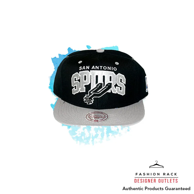 Mitchell & Ness Team Arch Snapback San Antonio Spurs Black