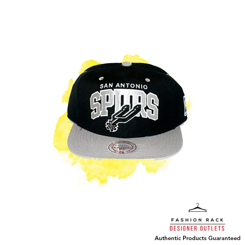 Mitchell & Ness Team Arch Snapback San Antonio Spurs Black
