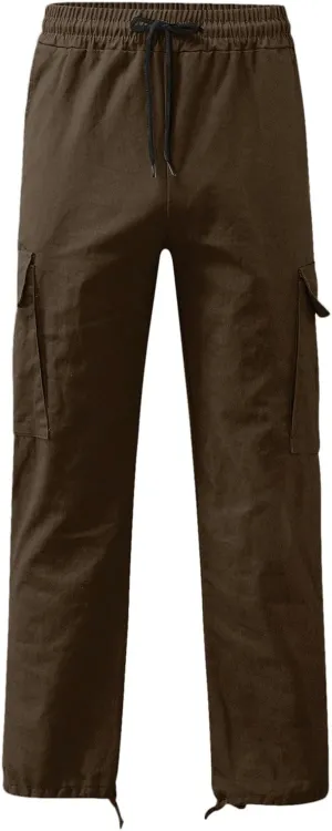 sdbrld Mens Cargo Pants Slim Fit Work Pants For Men Construction Mens Joggers Chino Cargo Pants Hiking Outdoor Recreation Pants Twill Fitness Track Jogging Pants Casual Cotton Pants