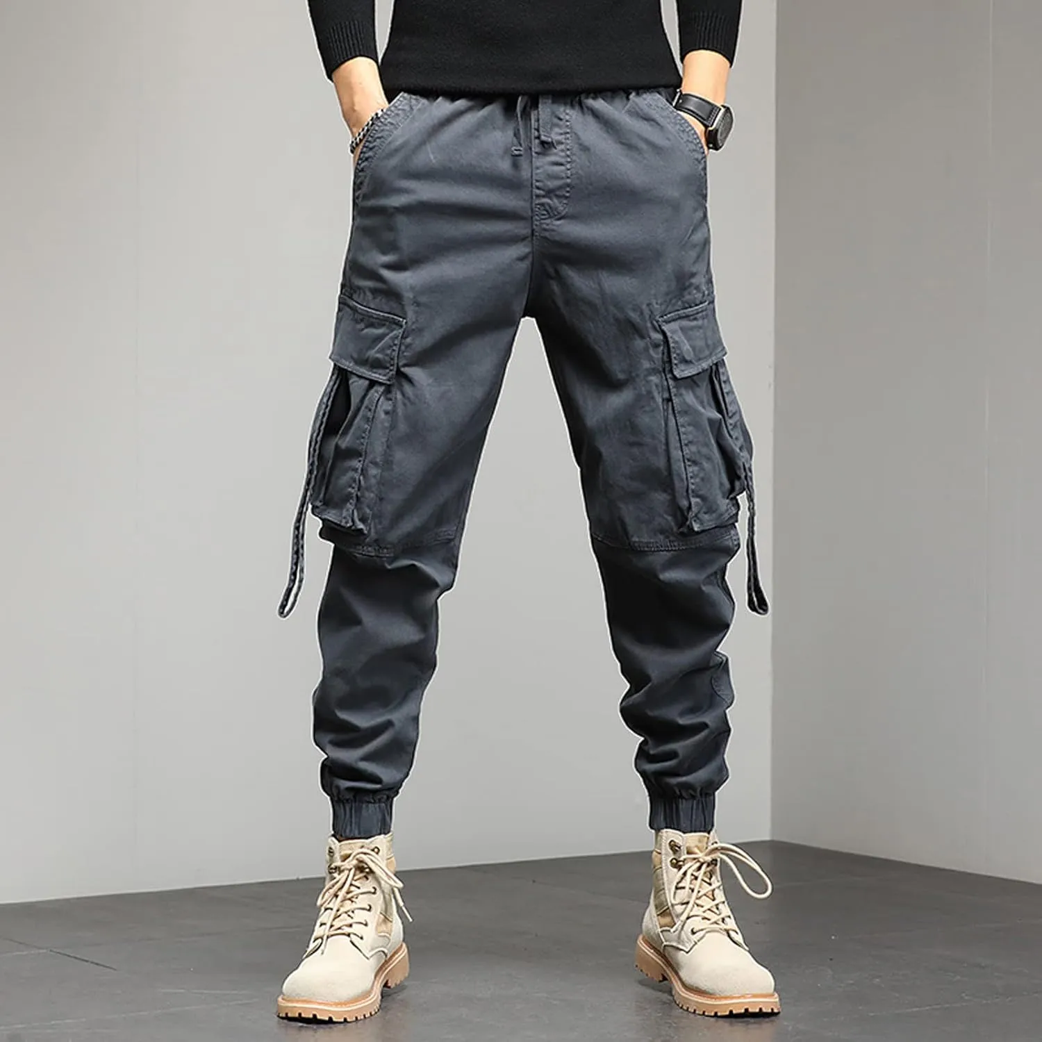 Sweatpant for Men with Pockets Waist Trousers Streetwear Work Pant Athletic Sweatpants with Pockets Men Joggers Pants