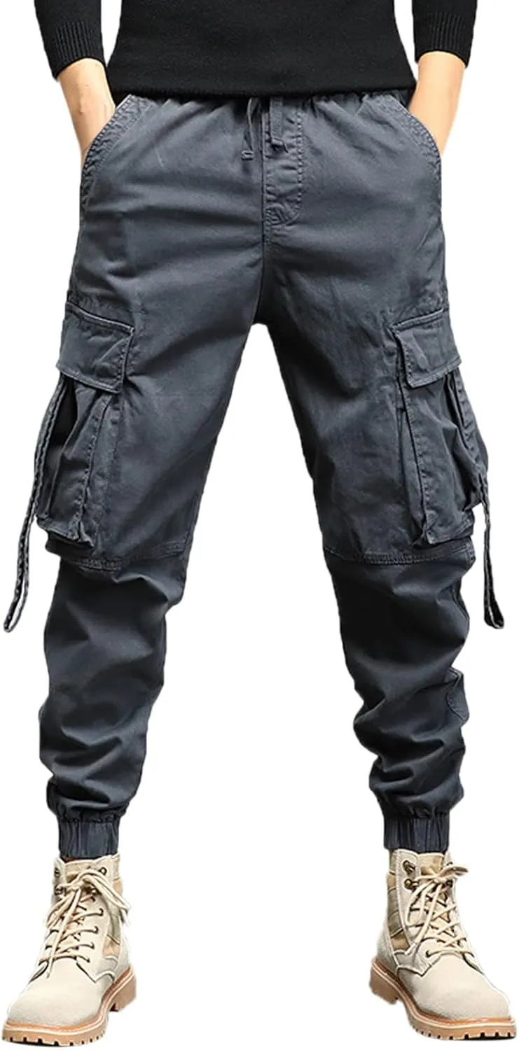 Sweatpant for Men with Pockets Waist Trousers Streetwear Work Pant Athletic Sweatpants with Pockets Men Joggers Pants