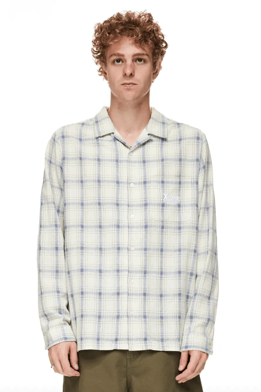 X-LARGE BIVOUAC LS SHIRT - BONE
