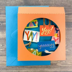 Yay! Pop Up Card by Make a Scene